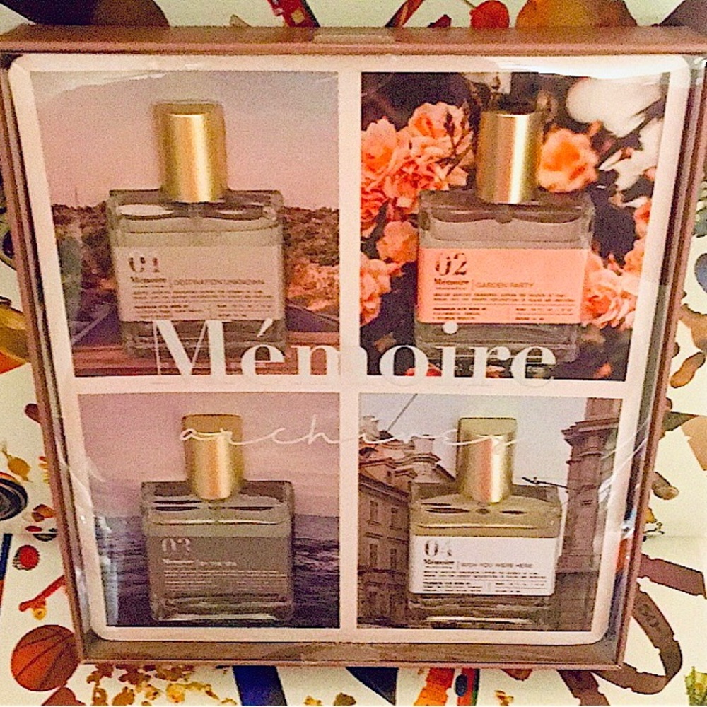 Memoire Archives Natural Outdoor Perfume 4 Piece Fragrance Parfum Spray Gift Set